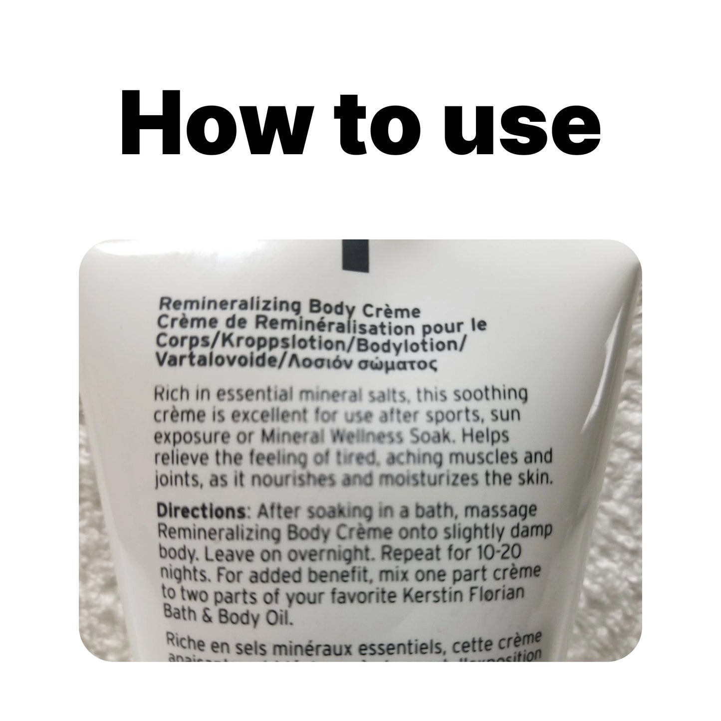 Remineralizing Body Creme