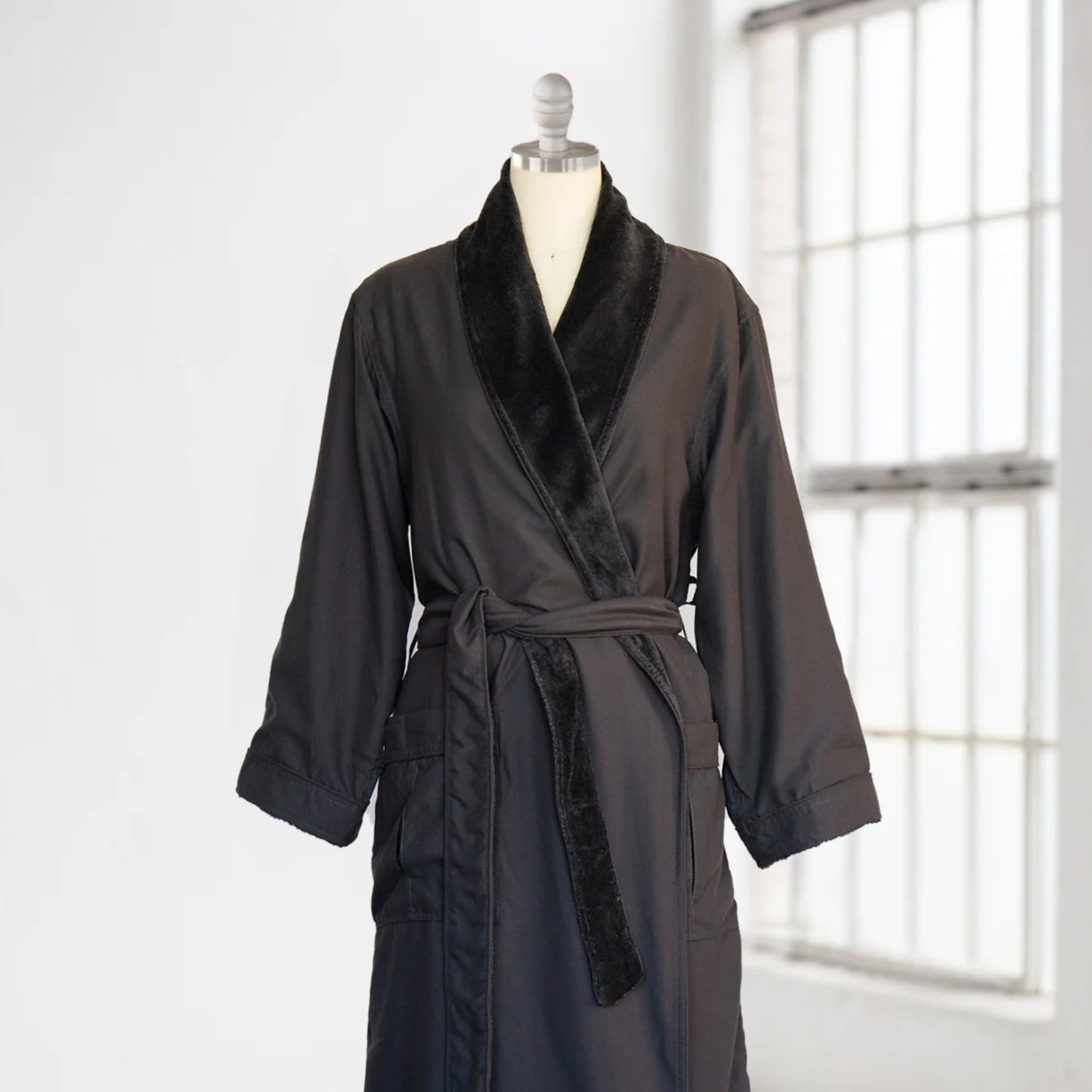 Robe – Large (Cool Grey / Natural / Silver Grey)