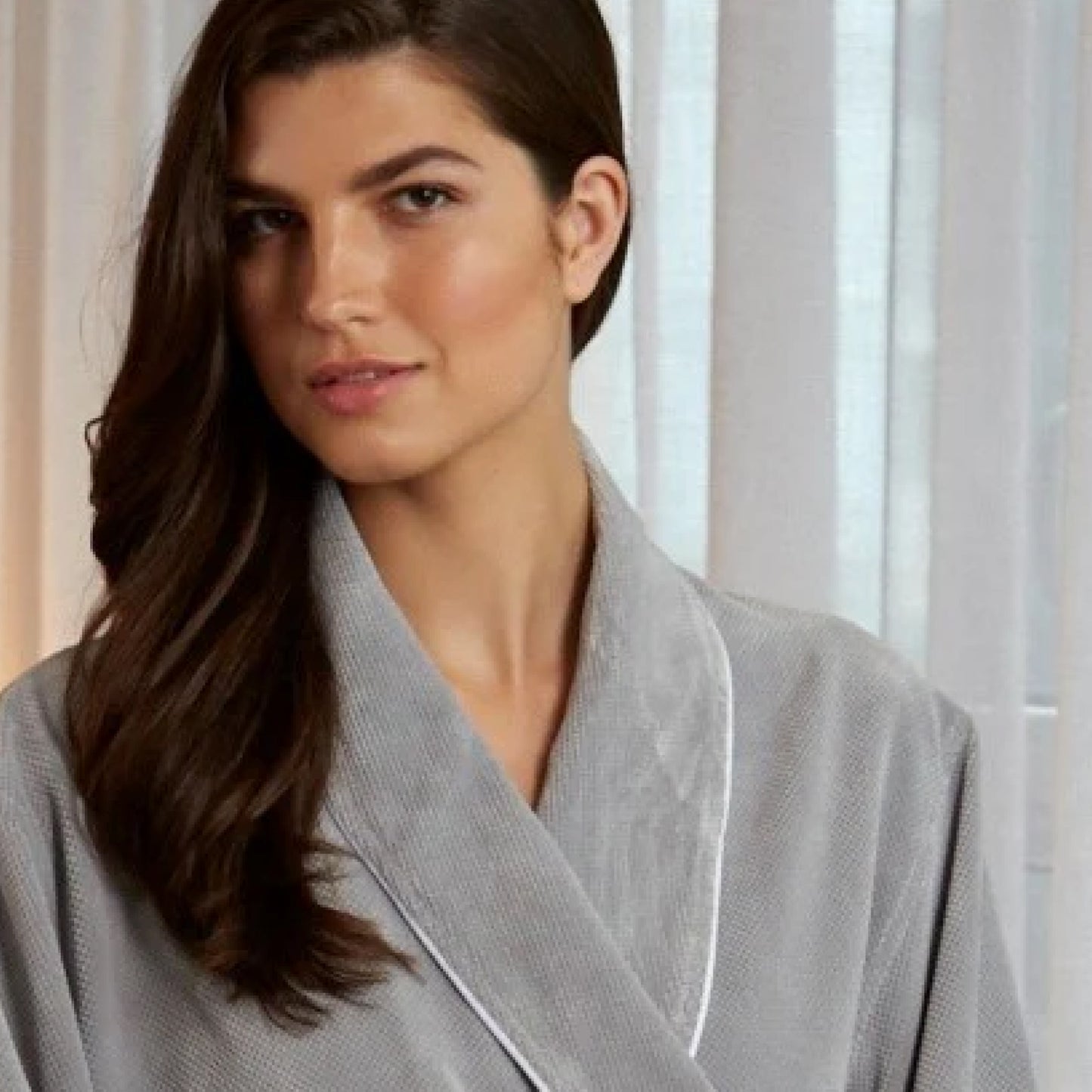 Robe – Natural S/M / Silver Grey S/M