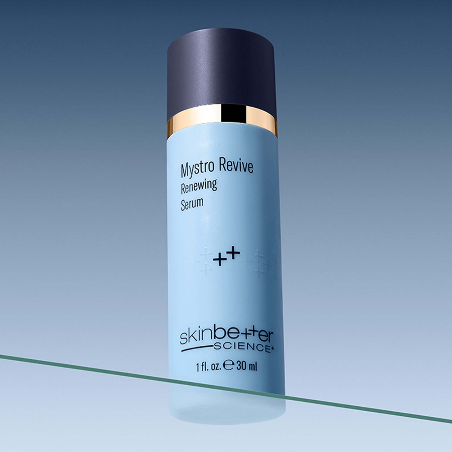 Mystro REVIVE renewing serum bottle - hormonal skin care