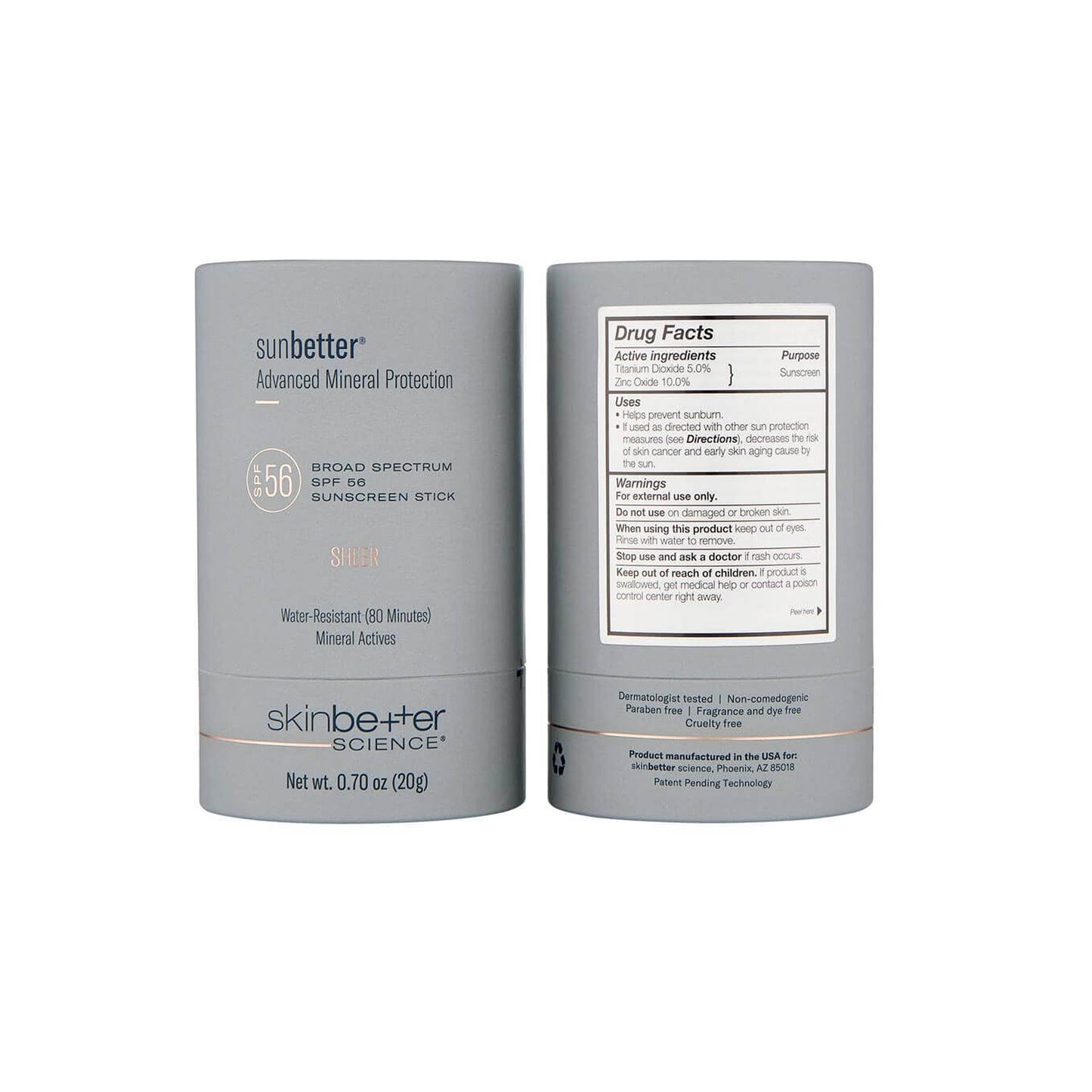 Sunbetter Sheer SPF 56 Sunscreen Stick