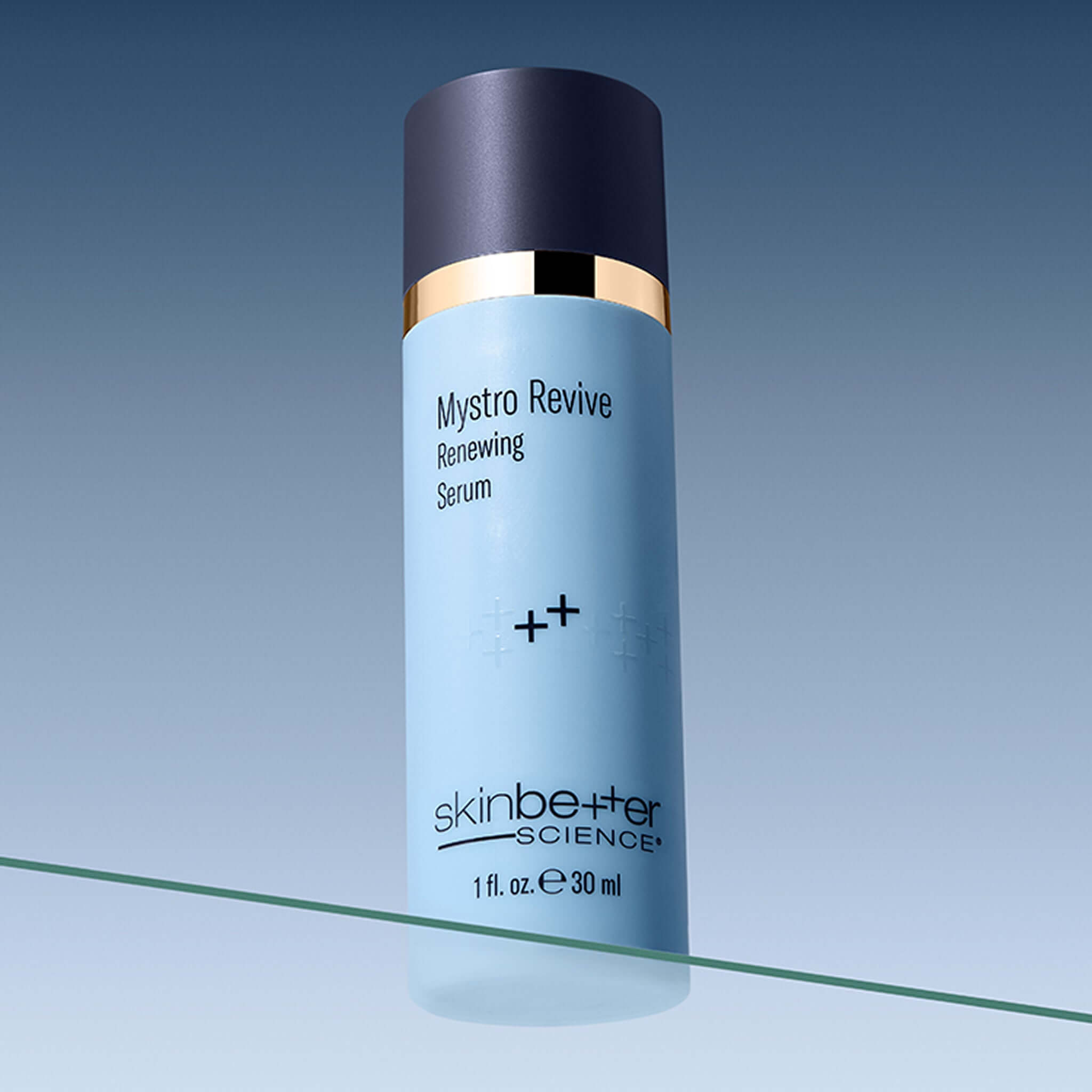 Mystro REVIVE renewing serum bottle - hormonal skin care