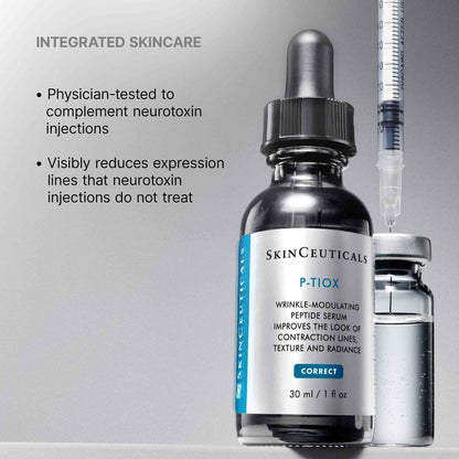 P Tiox peptide serum bottle - Spa Sway skincare
