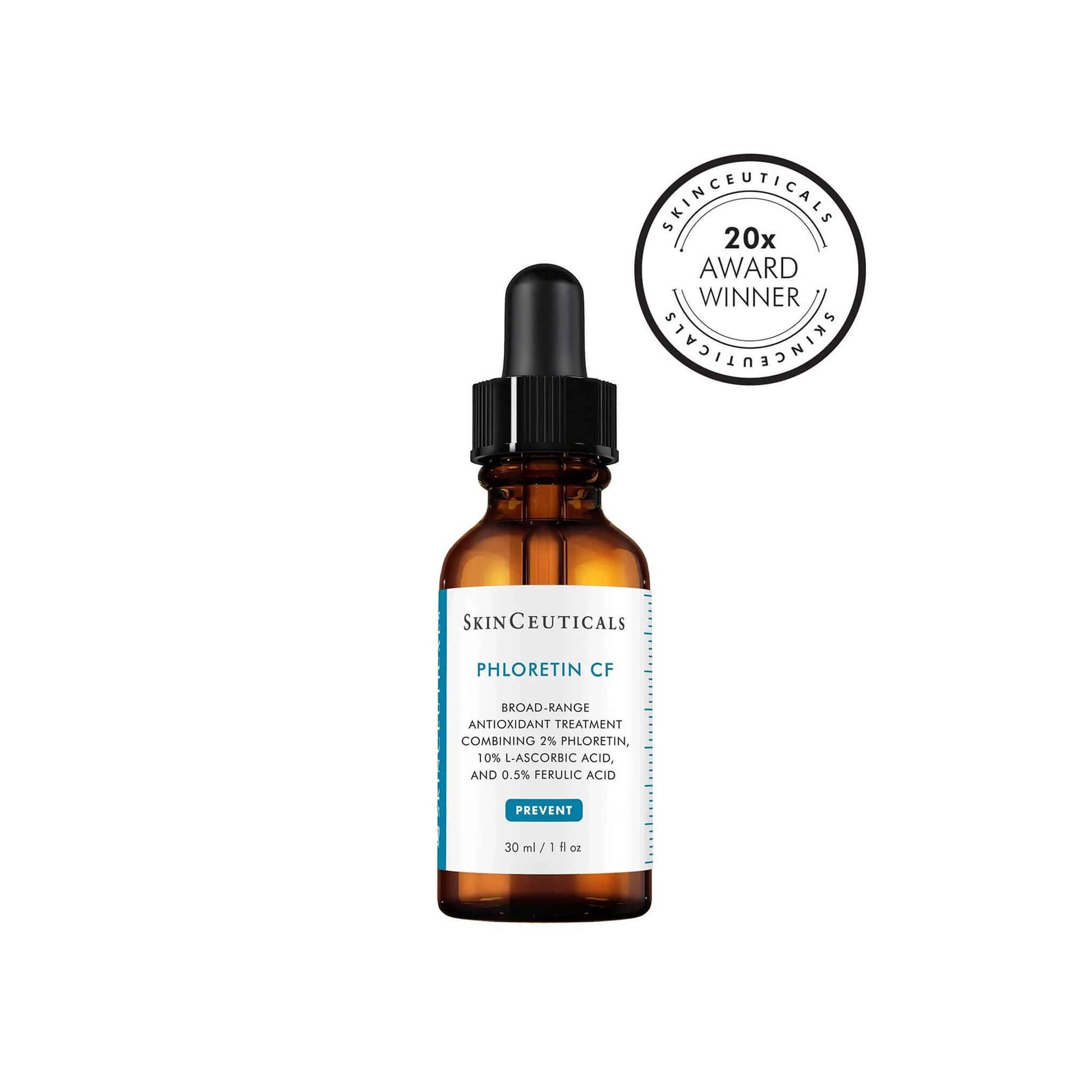 Phloretin CF antioxidant serum dropper bottle