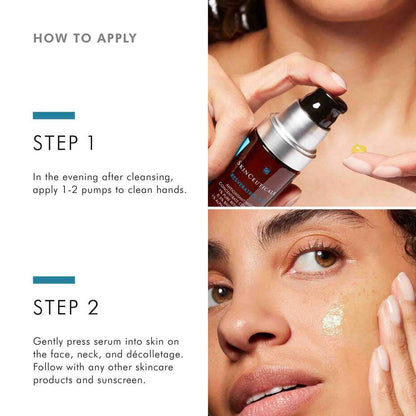 Resveratrol serum skin firmness and radiance improvement