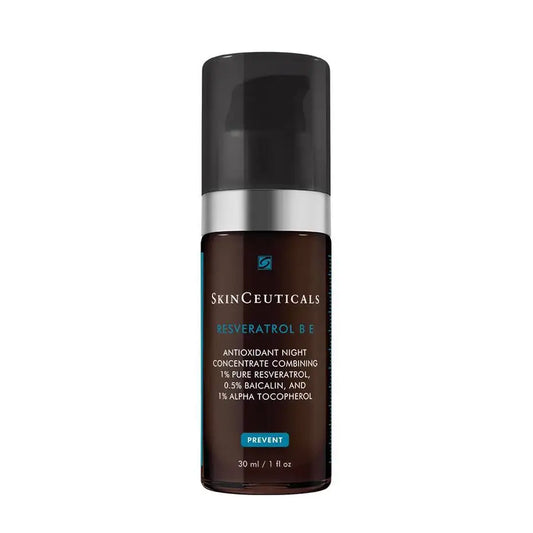 Resveratrol serum B E antioxidant night serum bottle